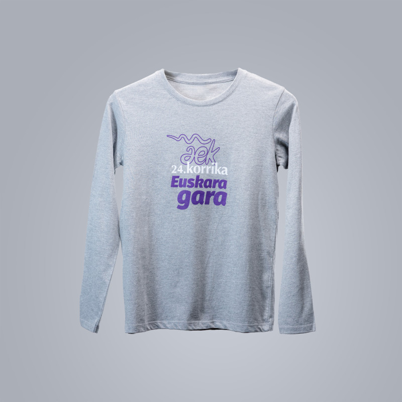 KAMISETA MAHUKA LUZEA grisa