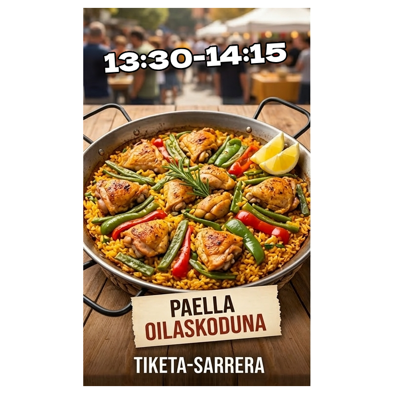 PAELLA- OILASKODUNA - 13:30-14:15