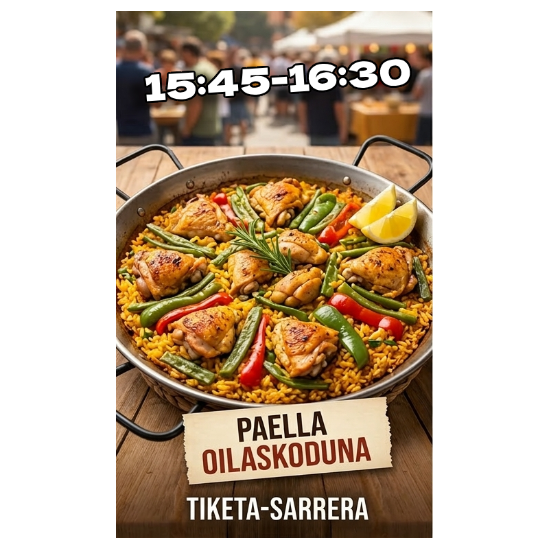 PAELLA - OILASKODUNA - 15:45-16:30
