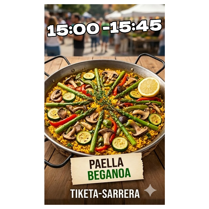 PAELLA BEGANOA- 15:00 -15:45